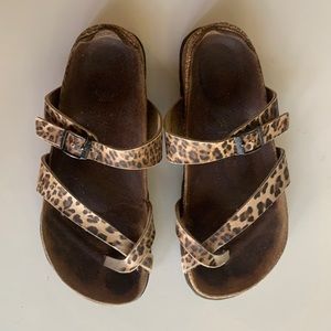 Cheetah papillon Birkenstocks